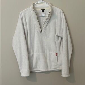 The North Face White Fleece Pullover